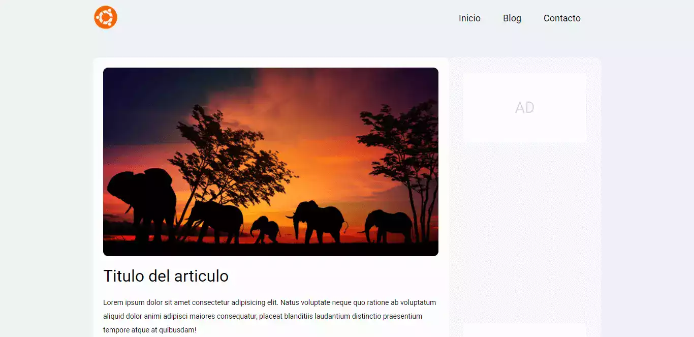 Proyecto Template Flexbox